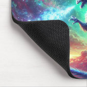 Blauwe draak muismat (Hoek)