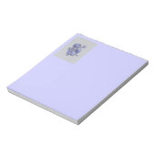 Blauwe draak notitieblok (Linkerzijde)