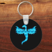 Blauwe draak sleutelhanger (Voorkant)