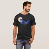 Blauwe draak t-shirt (Voorkant volledig)