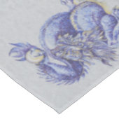 Blauwe draak tafelkleed (Gekanteld)