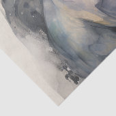 Blauwe draak tissuepapier (Detail)