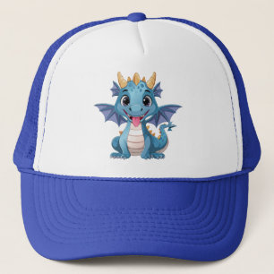 blauwe draak trucker pet