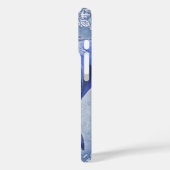 Blauwe draak van Winter Fantasy Natuur Art Case-Mate iPhone Case (Achterkant / Links)