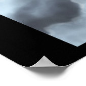 Blauwe draak - "vliegen bij nacht" poster (Hoek)