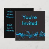 Blauwe dragel kaart (Voorkant / Achterkant)