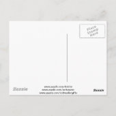 Blauwe dragonfly die op wilde knoflook rust briefkaart (Achterkant)