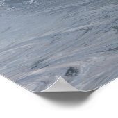 Blauwe dragons Poster van Michelle Wilder (Hoek)