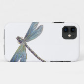 blauwe dragonvlieg Case-Mate iPhone case (Achterkant (horizontaal))