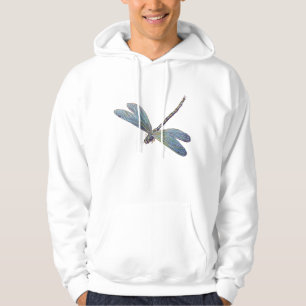  blauwe dragonvlieg hoodie