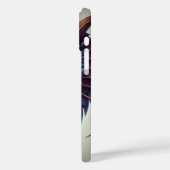 Blauwe drakenkop Case-Mate iPhone case (Achterkant / Links)