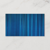 Blauwe drapes visitekaartje (Achterkant)
