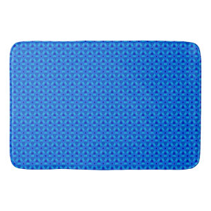 Blauwe driehoek Patroonplaat Badmat