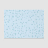 Blauwe drijvende harten tissuepapier (Voorkant)