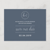 Blauwe dromen briefkaart (Voorkant)