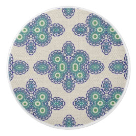 blauwe dromen keramische knop