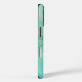 Blauwe Dromen Moderne Bloem Telefoon Hoes (Achterkant / Rechts)