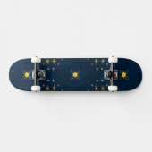 Blauwe dromen persoonlijk skateboard (Horizontaal)