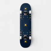 Blauwe dromen persoonlijk skateboard (Voorkant)