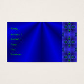 Blauwe dromen visitekaartjes (Voorkant)