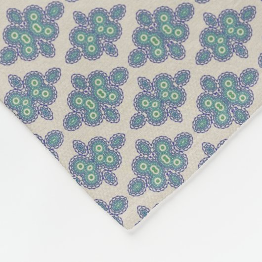  Blauwe Dromen Vleece Blanket Fleece Deken (Hoek)