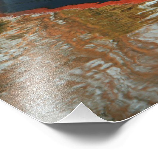 Blauwe droog foto afdruk (Hoek)