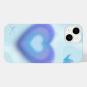 🦋 Blauwe Droom Hart Hoestebeschermer Case-Mate iPhone Case (Achterkant (horizontaal))