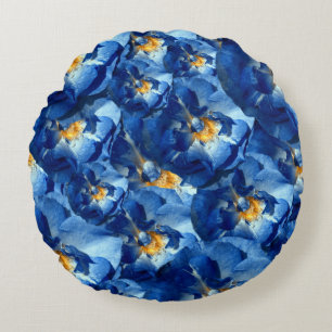 Blauwe droom, Rozen Floral Dream II, kussen gooien