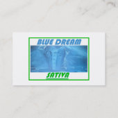 BLAUWE DROOM SATIVA VISITEKAARTJE (Achterkant)