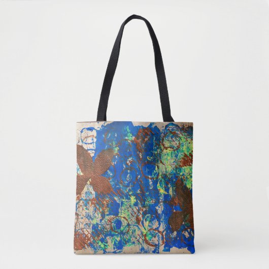 Blauwe droom tote bag (Voorkant)