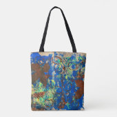 Blauwe droom tote bag (Achterkant)