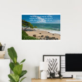 Blauwe droom van Sky Poster (Thuiskantoor)