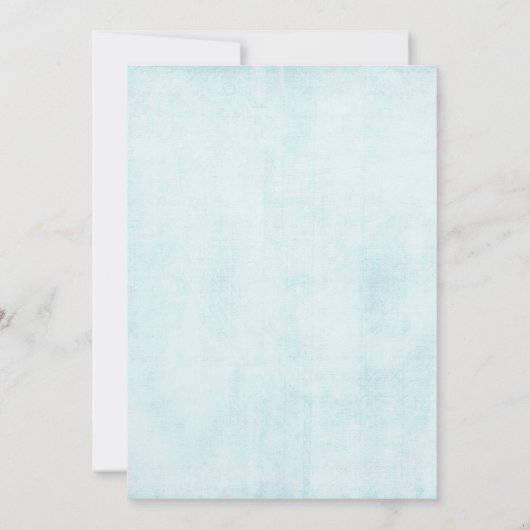 Blauwe droomcatcher met bloemen en veren bruiloft kaart (Achterkant)