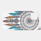 Blauwe Droomvangers Mystiek Case-Mate iPhone Case (Achterkant (horizontaal))
