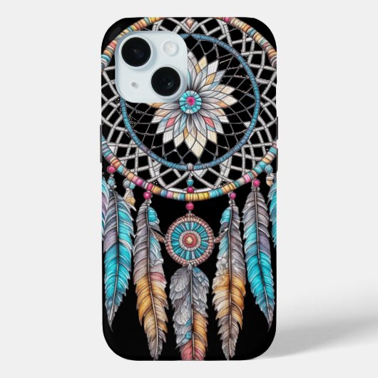 Blauwe Droomvangers Mystiek Case-Mate iPhone Case (Achterkant)