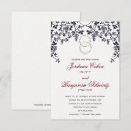 Blauwe Druiven Druiven Joodse Hebreeuwse Trouw uit Kaart