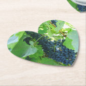 Blauwe druiven kartonnen onderzetters (Gekanteld)