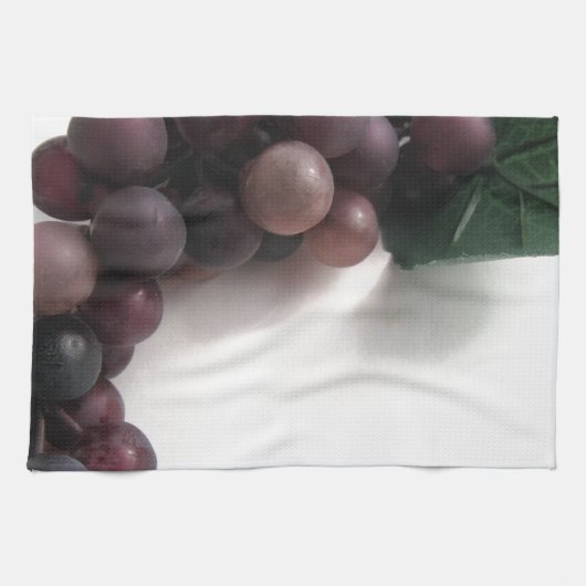 Blauwe druiven theedoek (Horizontaal)
