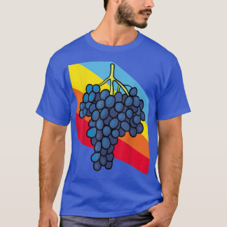 Blauwe druivensap Voedingsveegarens T-shirt