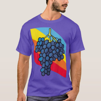 Blauwe druivensap Voedingsveegarens T-shirt