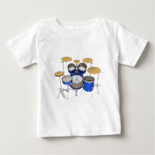 Blauwe drumkit:
