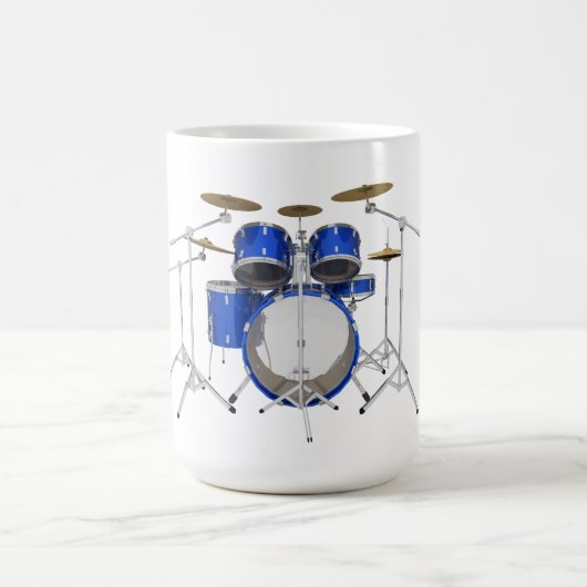 Blauwe drumkit: koffiemok (Center)