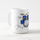 Blauwe drumkit: koffiemok (Voorkant links)