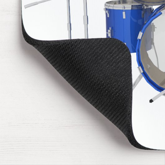 Blauwe drumkit: muismat (Hoek)