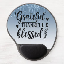 Blauwe druppelaar / Grateful Thankful Blessed