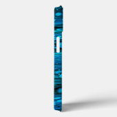 Blauwe druppels Acrylkleurstof Abstracte vloeibaar Case-Mate iPhone Case (Achterkant / Rechts)