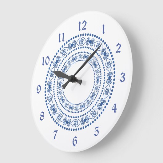Blauwe dubbelhartgrens grote klok (Hoek)