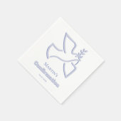 blauwe duif Bevestiging Servet (Hoek)