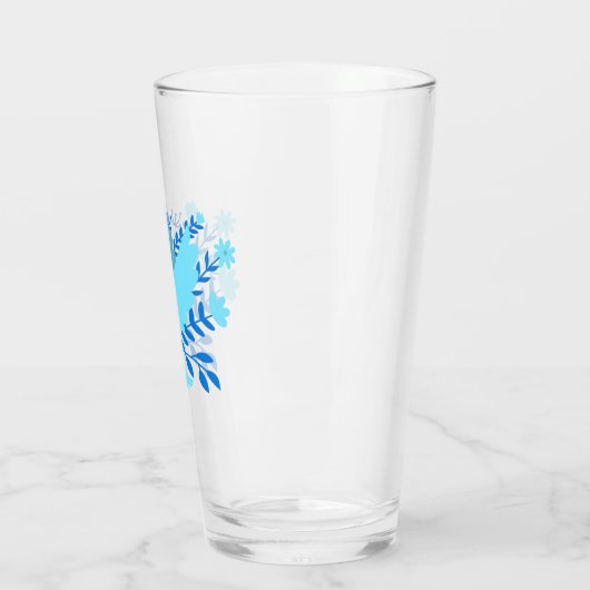 Blauwe duif van de vrede glas (Links)