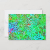 Blauwe duisternis abstracte uitnodiging,Abstract b Kaart (Voorkant)
